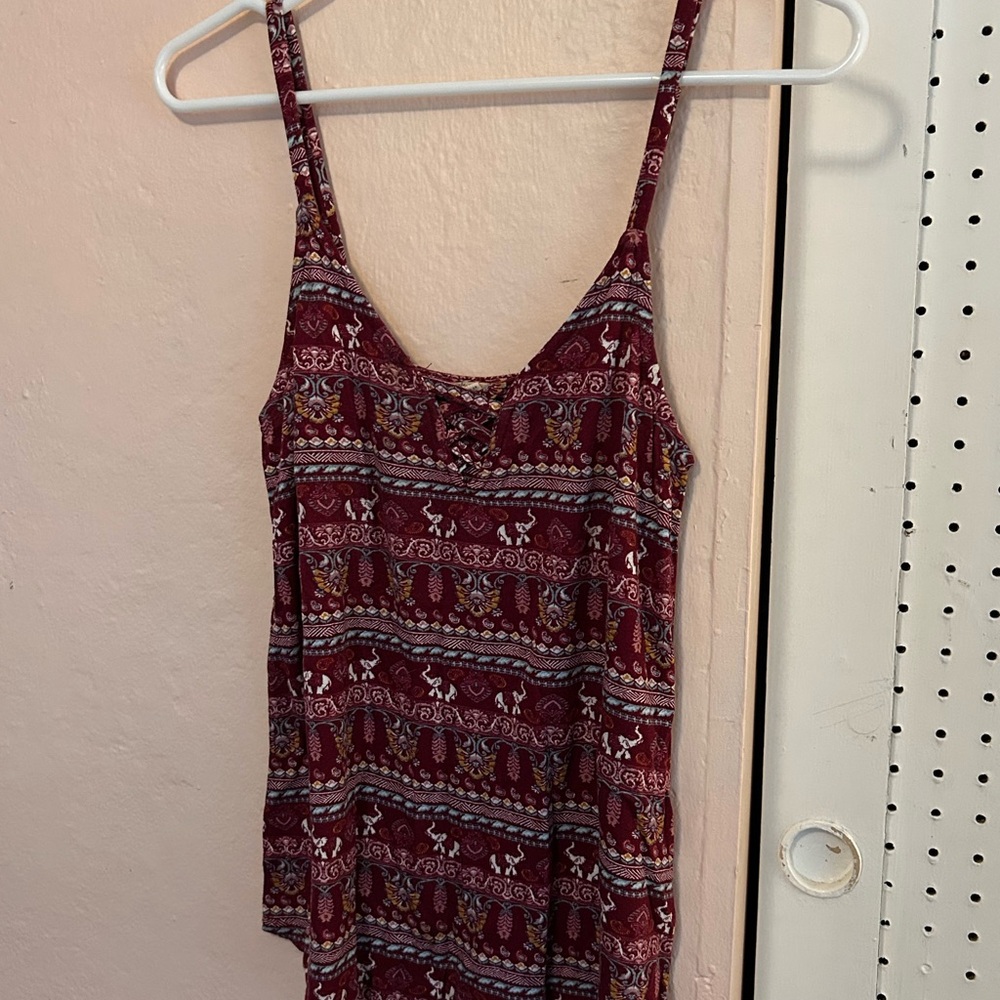 (SOLD) Hippy Elephant Pattern Tank Too